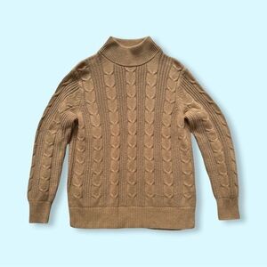 Banana Republic Tan Cable Knit Sweater